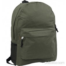 K-Cliffs Backpack 18 inch Padded Back School Day Pack Classic Book Bag Mesh Pocket Black 564860566